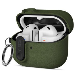 Tech-Protect Slim Hook Case for Samsung Galaxy Buds 3 / 3 FE / 3 Pro - Green