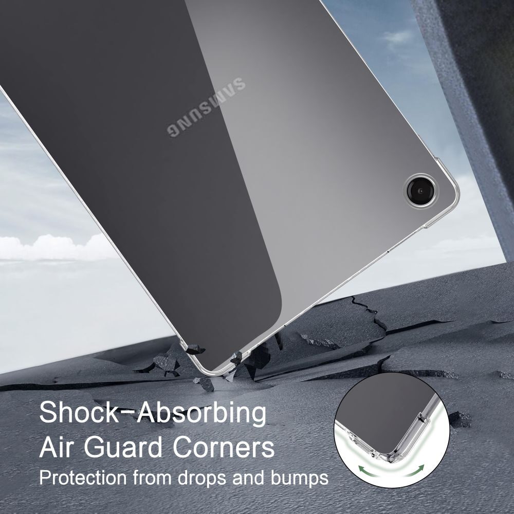 Tech-Protect FlexAir Case for Samsung Galaxy Tab A9 / A11 - Transparent - imagine 5
