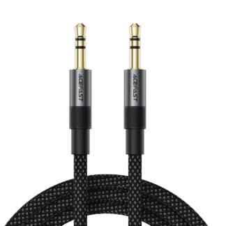 Acefast J10 AUX cable mini jack 3.5mm 1m - black