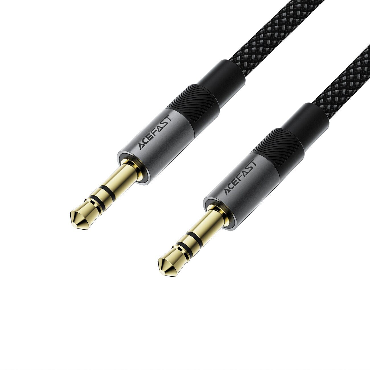 Acefast J10 AUX cable mini jack 3.5mm 1m - black - imagine 2