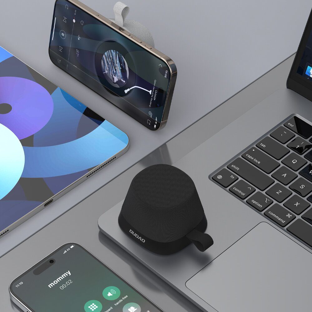 Dudao Y20 Wireless Speaker with Magnetic Mount Bluetooth 5.3 - Black - imagine 5