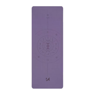 Wozinsky WNSP-NKP Exercise Mat 183 x 61 x 0.5 cm for yoga and gymnastics made of natural rubber - purple