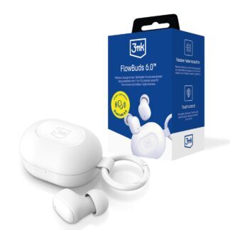 TWS 3mk FlowBuds 6.0 Wireless Headphones - White