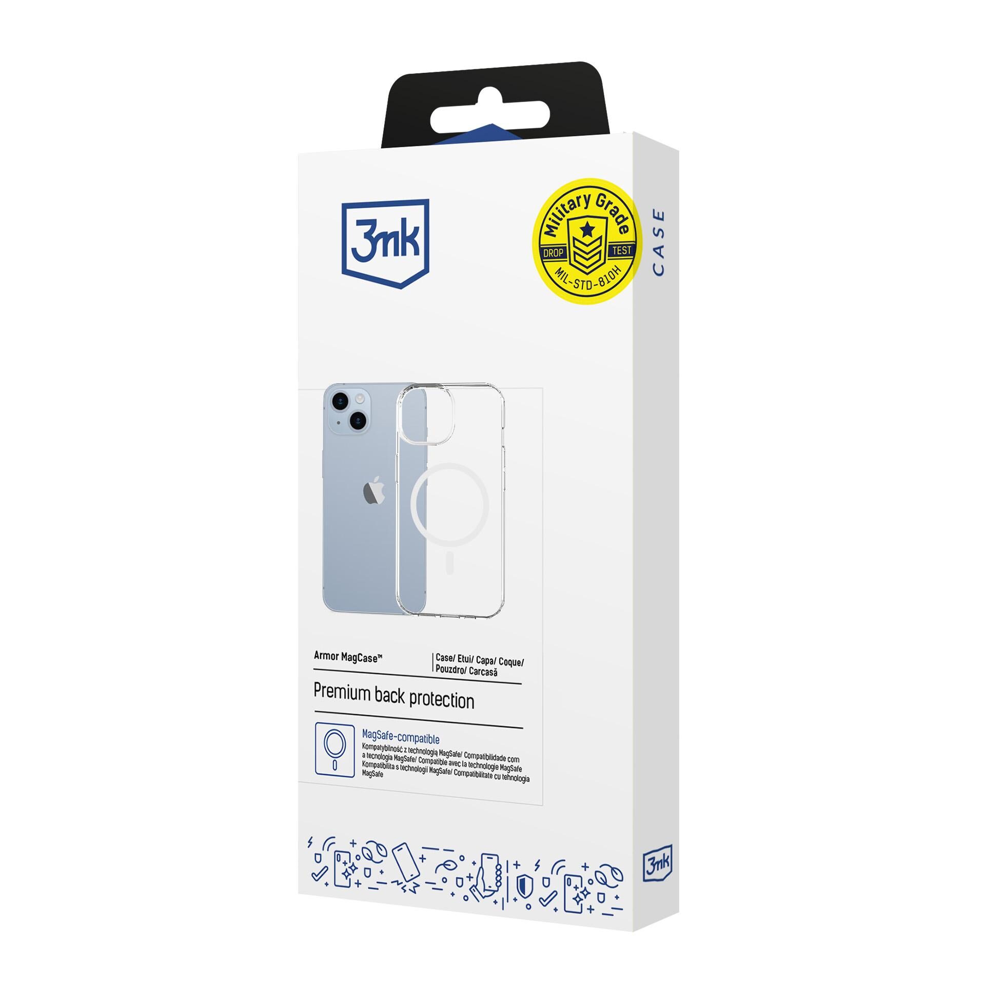3mk Armor Magcase for iPhone 14 Plus - Transparent - imagine 7