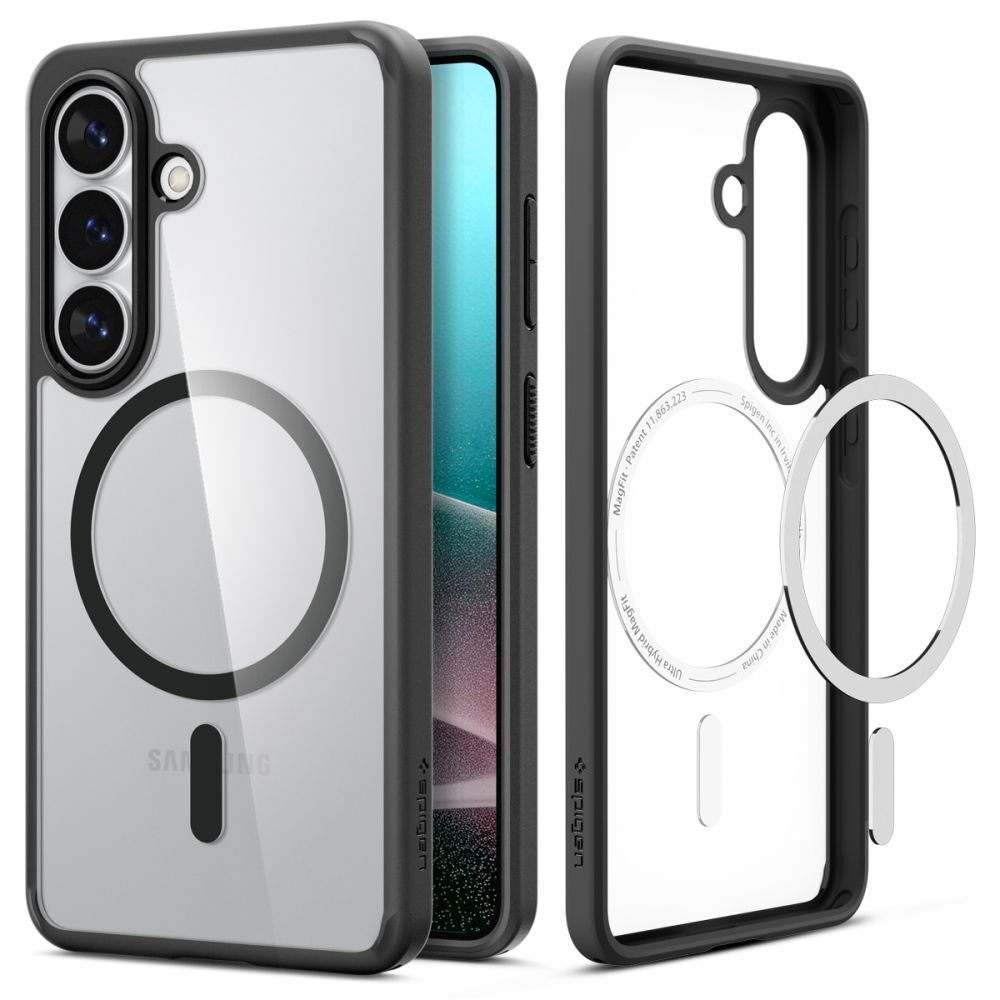 Spigen Ultra Hybrid Mag MagSafe Case for Samsung Galaxy S26+ - Clear Black - imagine 2