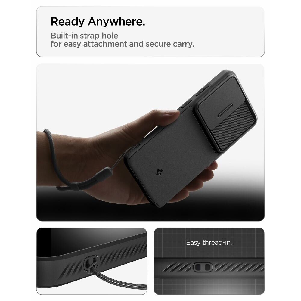 Spigen Optik Armor Case for Samsung Galaxy S26 Ultra - Black - imagine 9