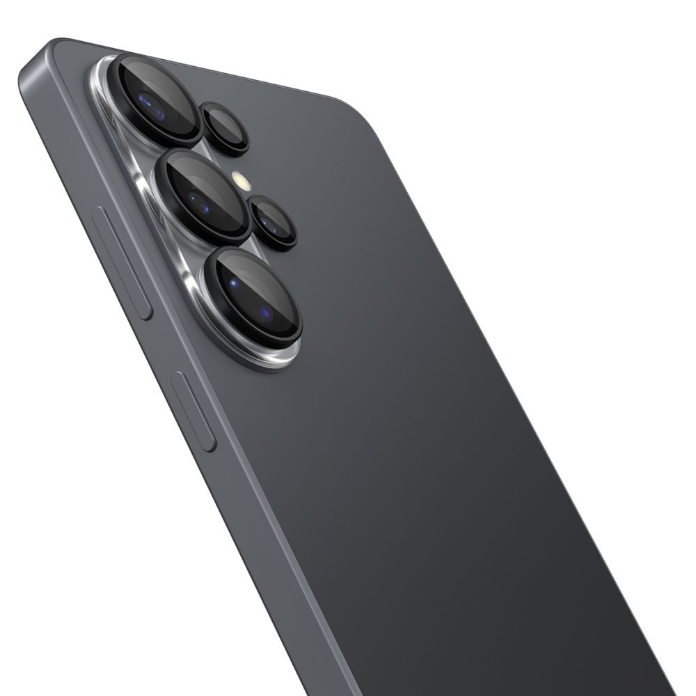 Spigen Glas.Tr Ez Fit Optik Pro HD Camera Cover 2-pack for Samsung Galaxy S26 Ultra - Black - imagine 4