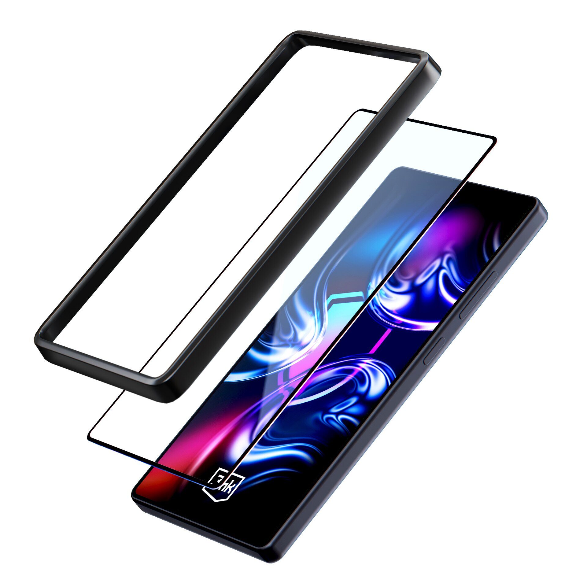 3mk HardGlass Max tempered glass for iPhone 12 / 12 Pro - imagine 3