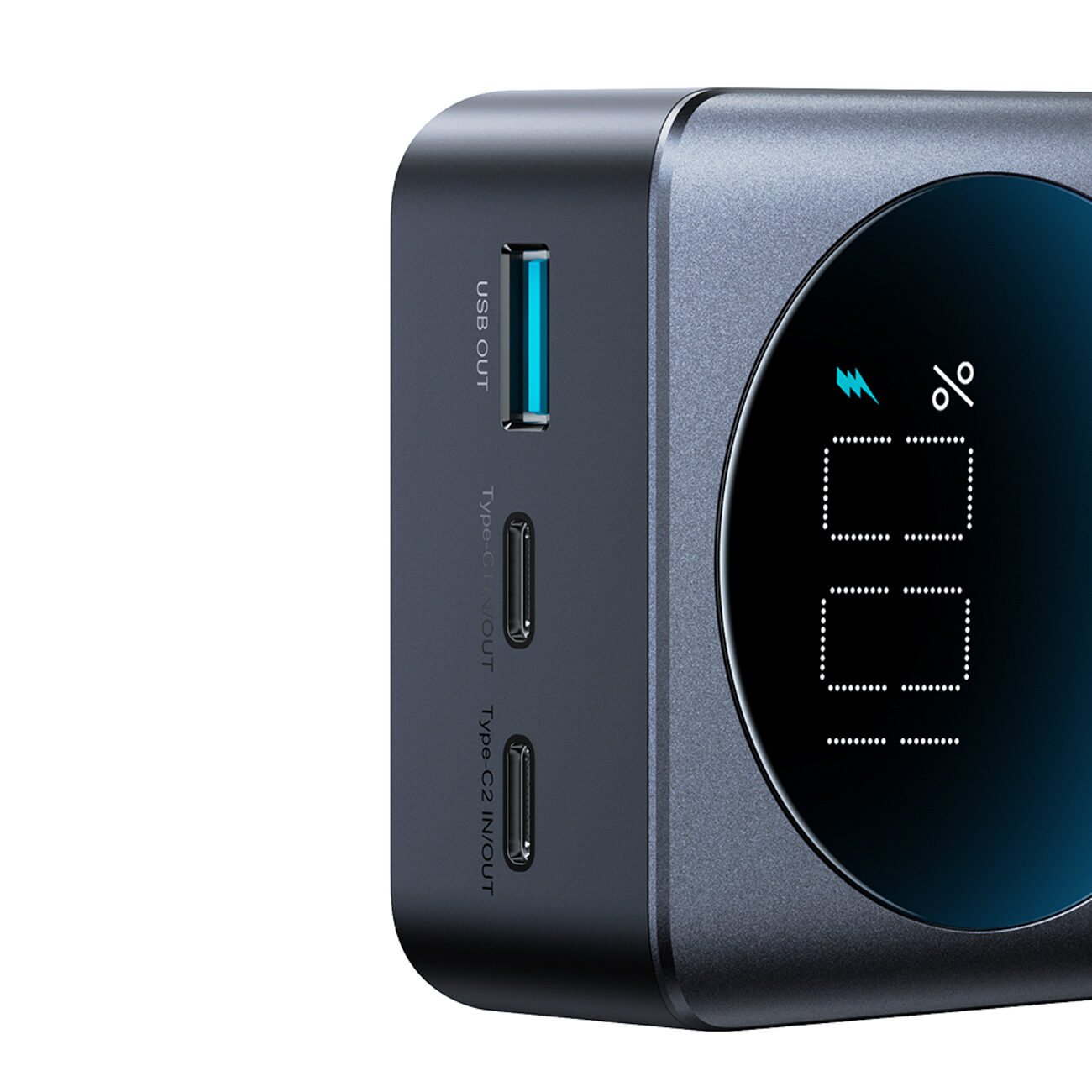 Joyroom JR-PBF05 Pro 30000mAh 65W Powerbank with Digital Display 2x USB-C 1x USB-A - Black - imagine 6