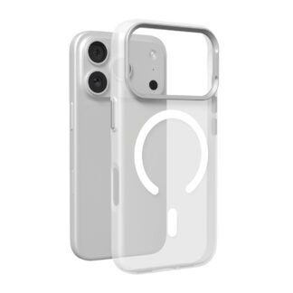 Puro Lightfeel iPhone 17 Pro Case Compatible with MagSafe - Transparent and White