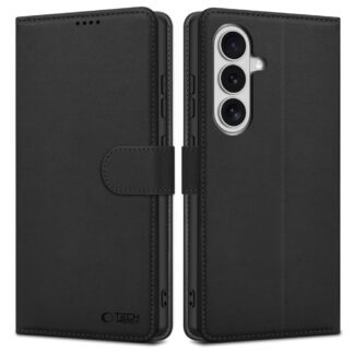 Tech-Protect Wallet Case for Samsung Galaxy S26+ - Black