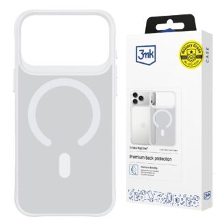 3mk Smoke MagCase for iPhone 17 Pro - White-Translucent