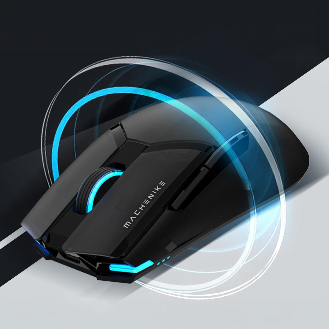 Machenike M7 Pro Wireless Gaming Mouse - Black - imagine 5
