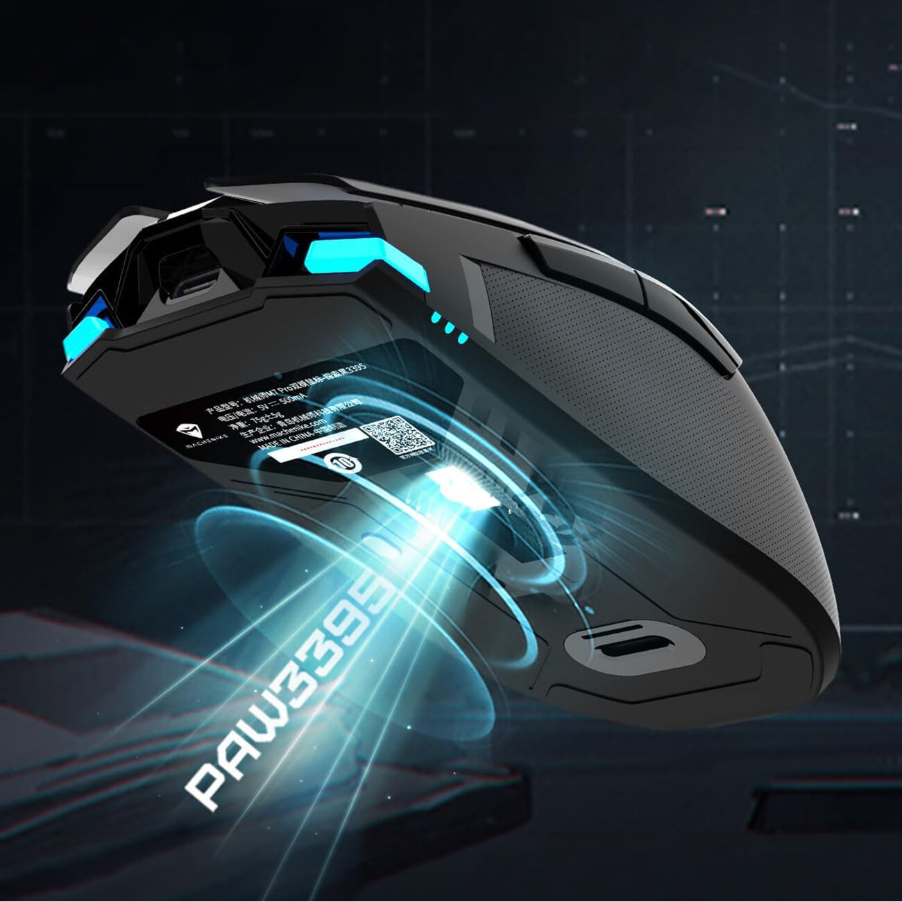 Machenike M7 Pro Wireless Gaming Mouse - Black - imagine 6