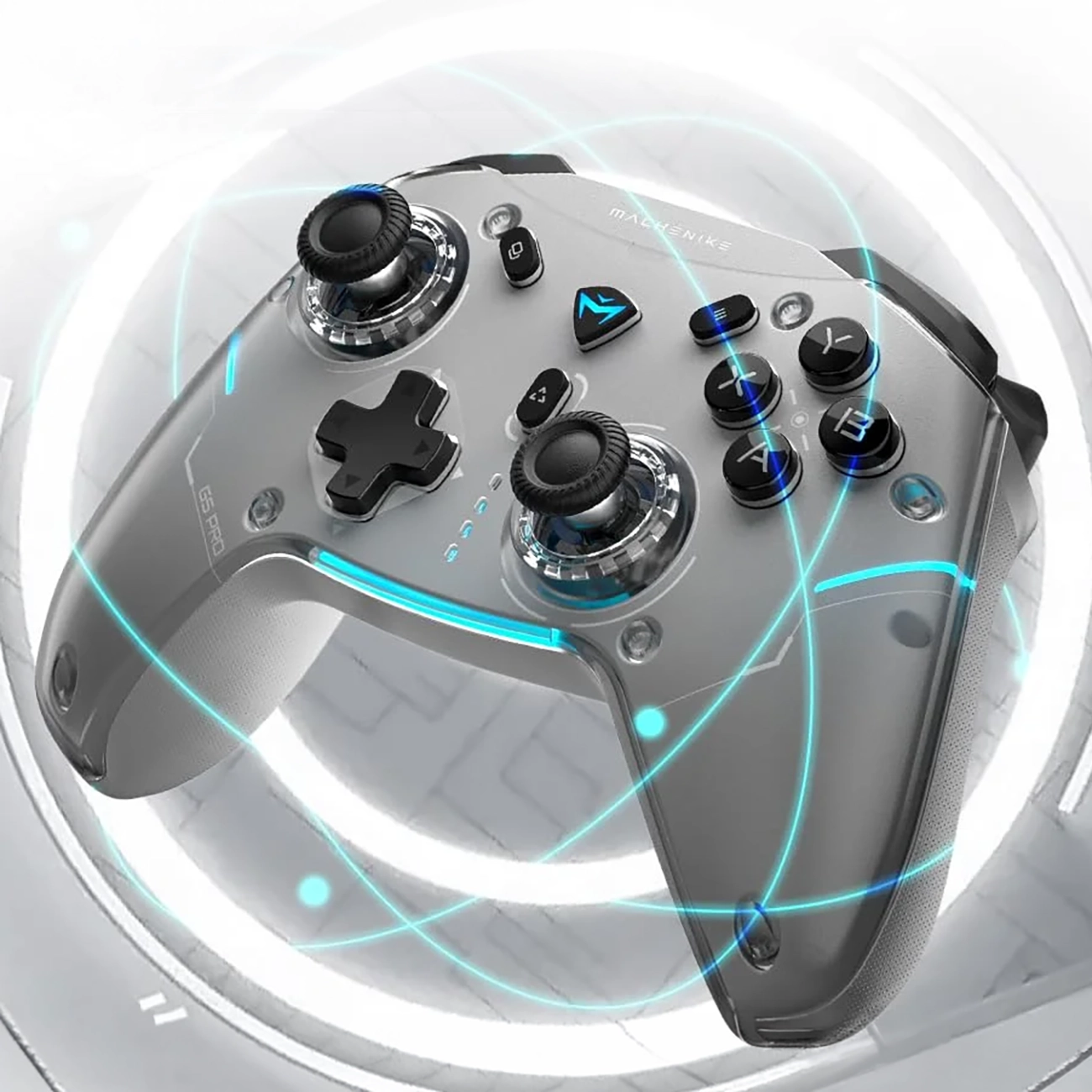 Machenike G5Pro Max Wireless Game Controller with Charging Station - Gray - imagine 4