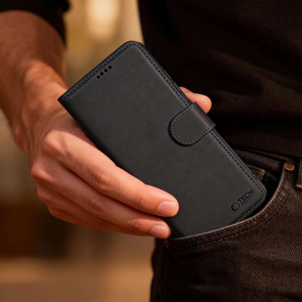 Tech-Protect Wallet Case for Samsung Galaxy S26 Ultra - Black - imagine 5