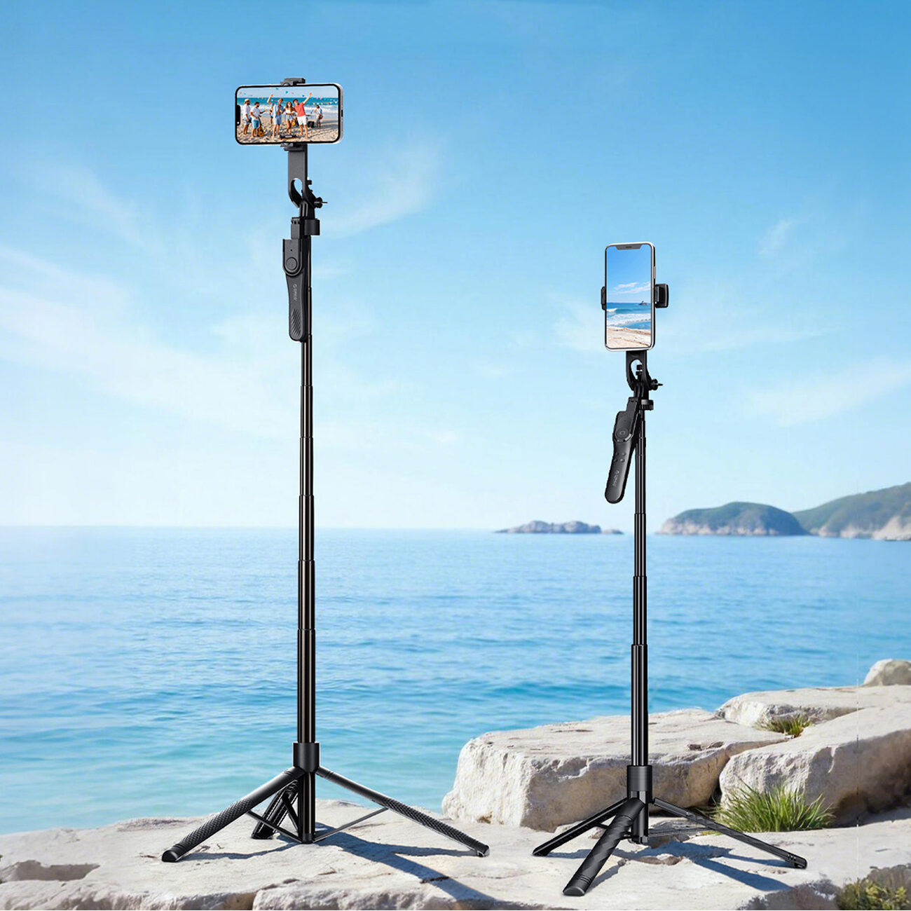 Selfie stick Orico SPM175 tripod 1/4" for phone camera with 360 degree rotation Bluetooth 5.2 - black - imagine 3