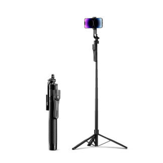 Selfie stick Orico SPM215 tripod 1/4" for phone camera with 360-degree rotation Bluetooth 5.2 - black