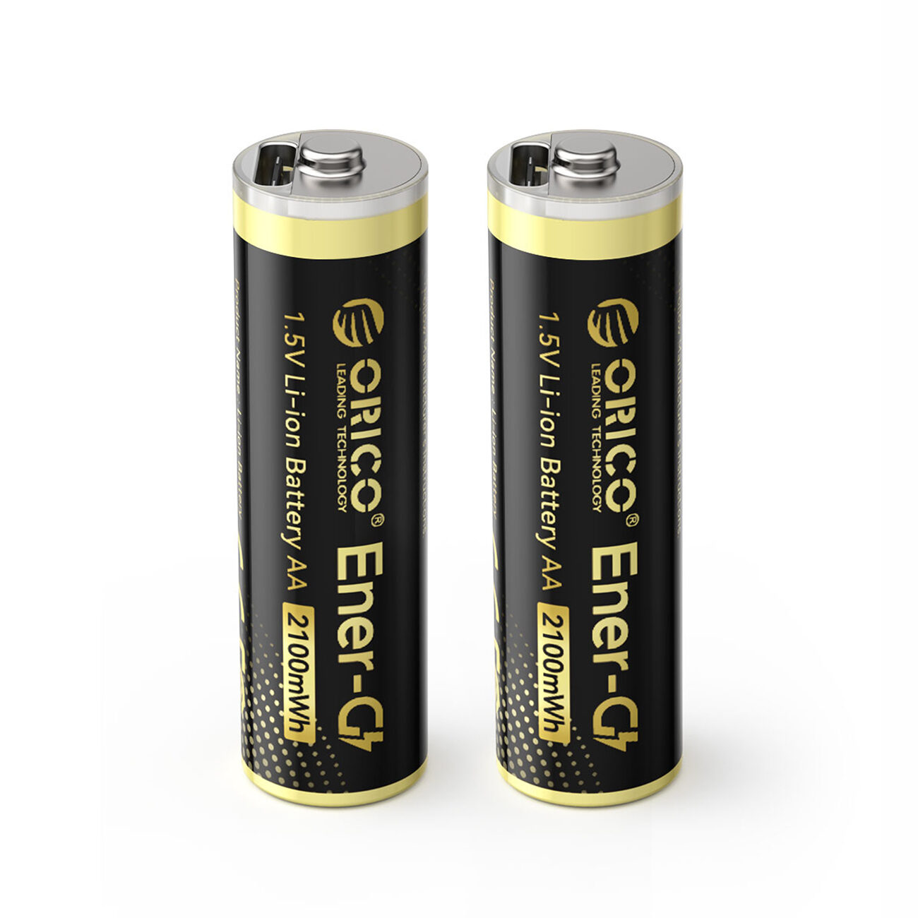 Orico Ener-G EG5C lithium battery 1.5V 2100mWh AA USB-C rechargeable battery 2 pcs.