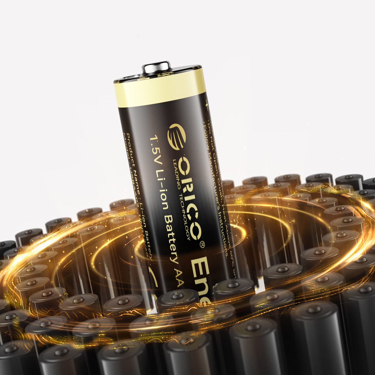 Orico Ener-G EG5C lithium battery 1.5V 2100mWh AA USB-C rechargeable battery 2 pcs. - imagine 4