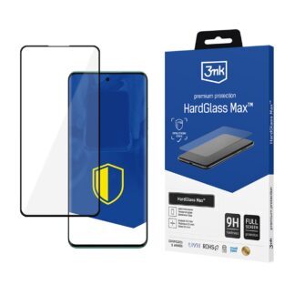 3mk HardGlass Max Black Tempered Glass for Motorola Edge 40 Neo