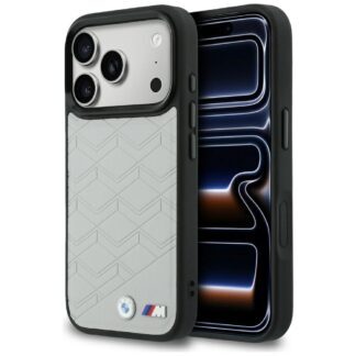 BMW M Shape Logo MagSafe Case for iPhone 17 Pro Gray