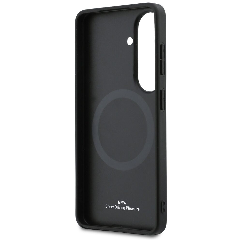 BMW Leather Hot Stamp MagSafe Case for Samsung Galaxy S26 - Black - imagine 7