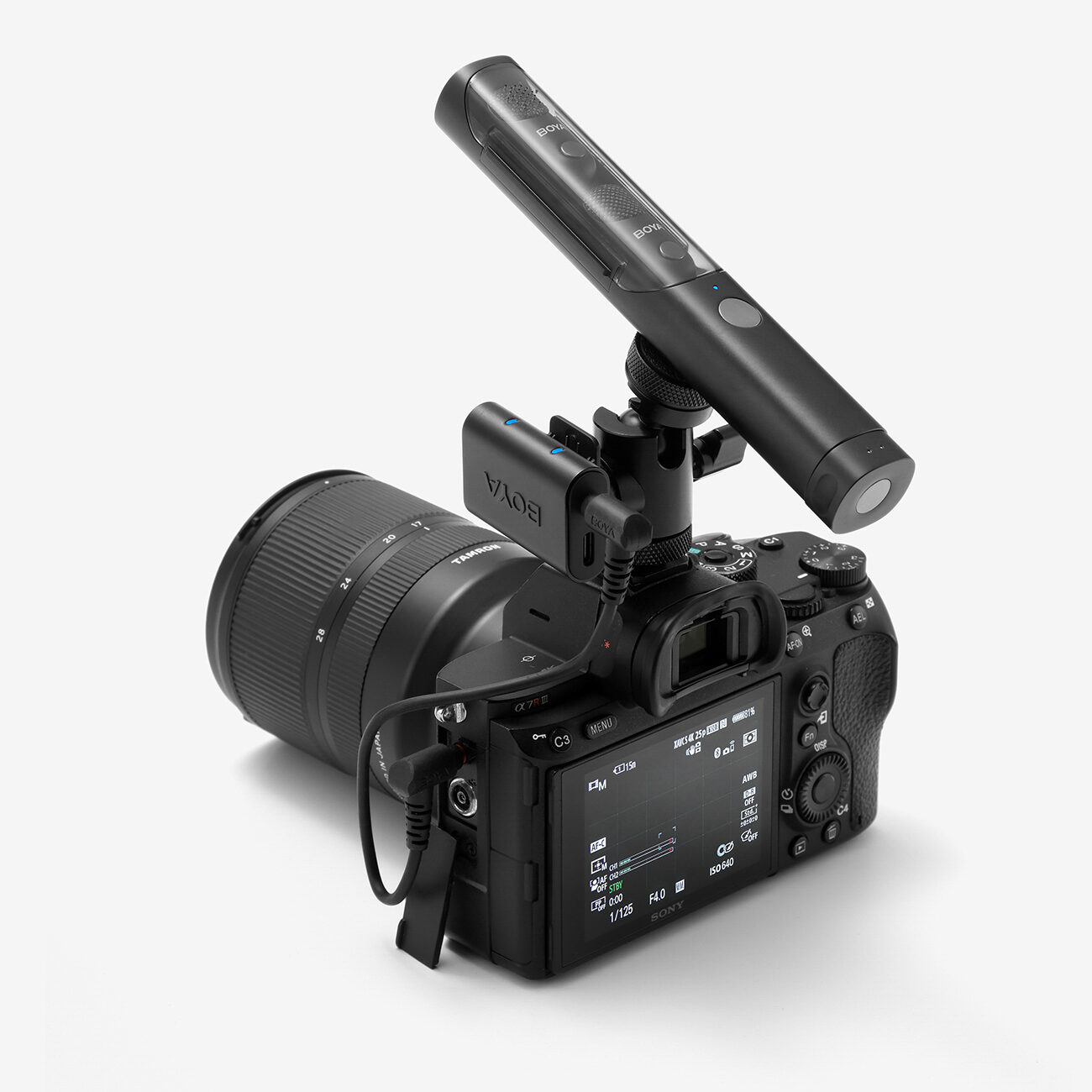 BOYA MAGIC-02 Wireless Microphone 2.4GHz USB-C - Black - imagine 5