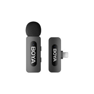 BOYA BY-V1 V2.0 Wireless Microphone 2.4GHz - Black
