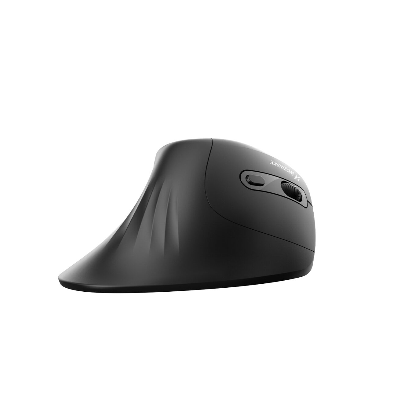 Wozinsky WWM-1076 Wireless Vertical Ergonomic Mouse 3600 DPI - Black - imagine 2
