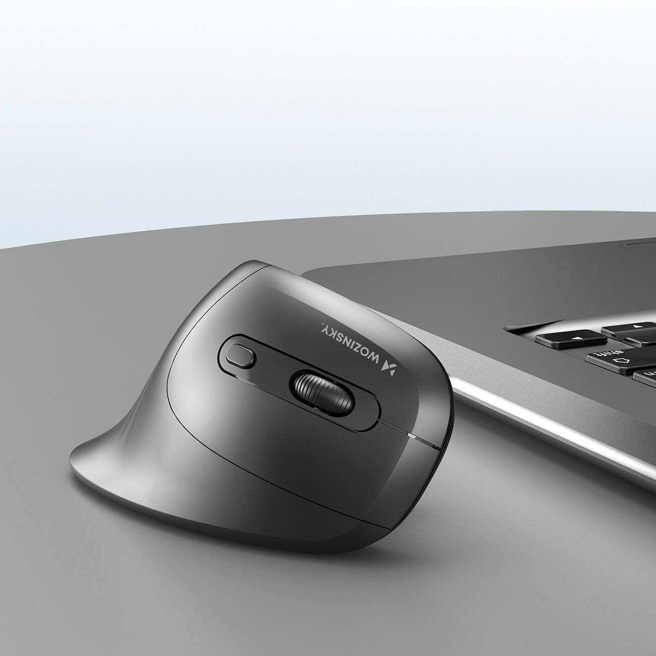 Wozinsky WWM-1076 Wireless Vertical Ergonomic Mouse 3600 DPI - Black - imagine 9