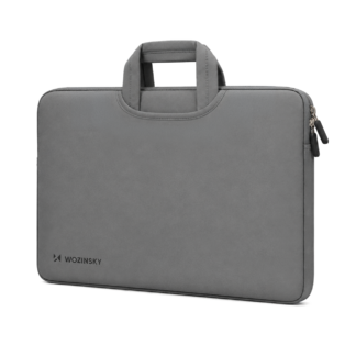 Wozinsky WNT-15G 15.6" Laptop Bag with Retractable Neoprene Handle - Gray