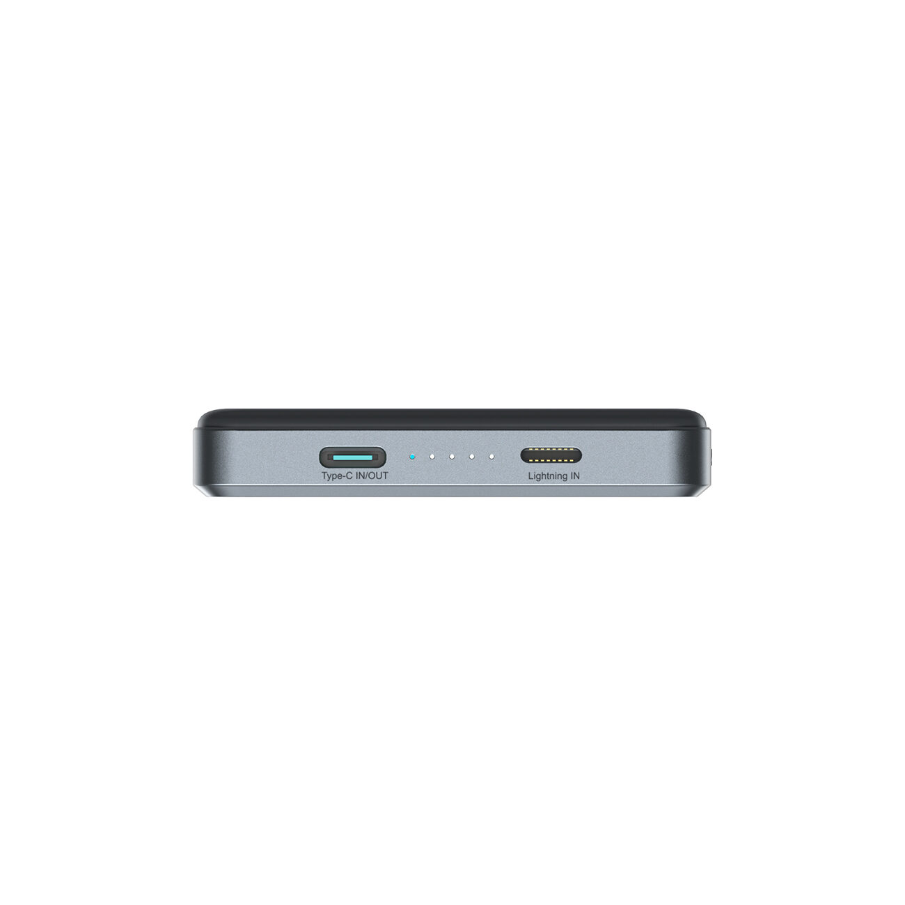 Joyroom JR-PBM08 Pro Powerbank 22.5W 10000mAh with Wireless Charging 2x USB-C - Gray - imagine 5