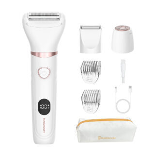MAXGROOM JK-105 3-in-1 Women's Body and Face Trimmer - White