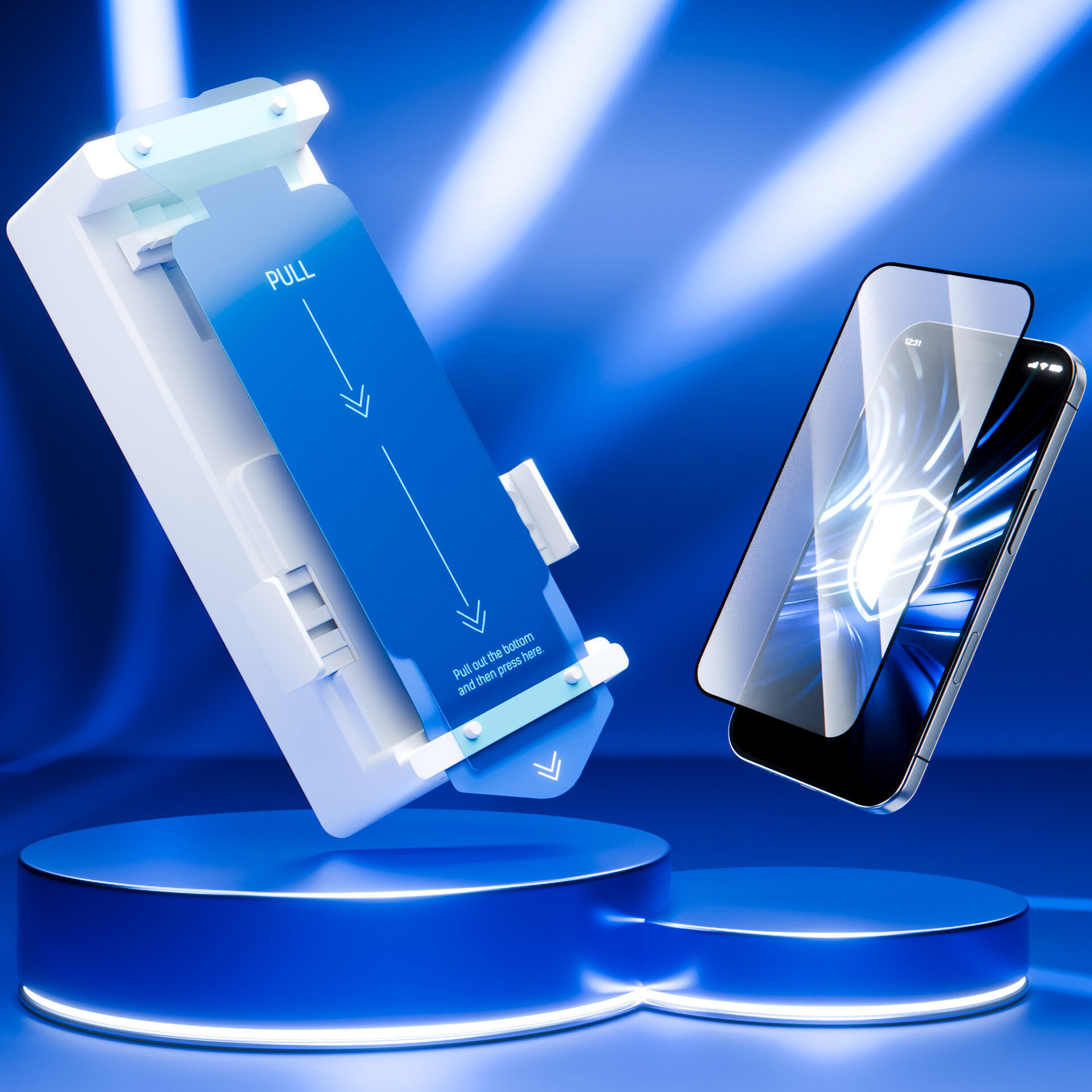 3mk Expert Glass Protection™ tempered glass with applicator for iPhone 15 - imagine 6