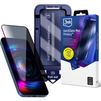 9H tempered glass with 3mk HardGlass Max Privacy filter for Google Pixel 10A