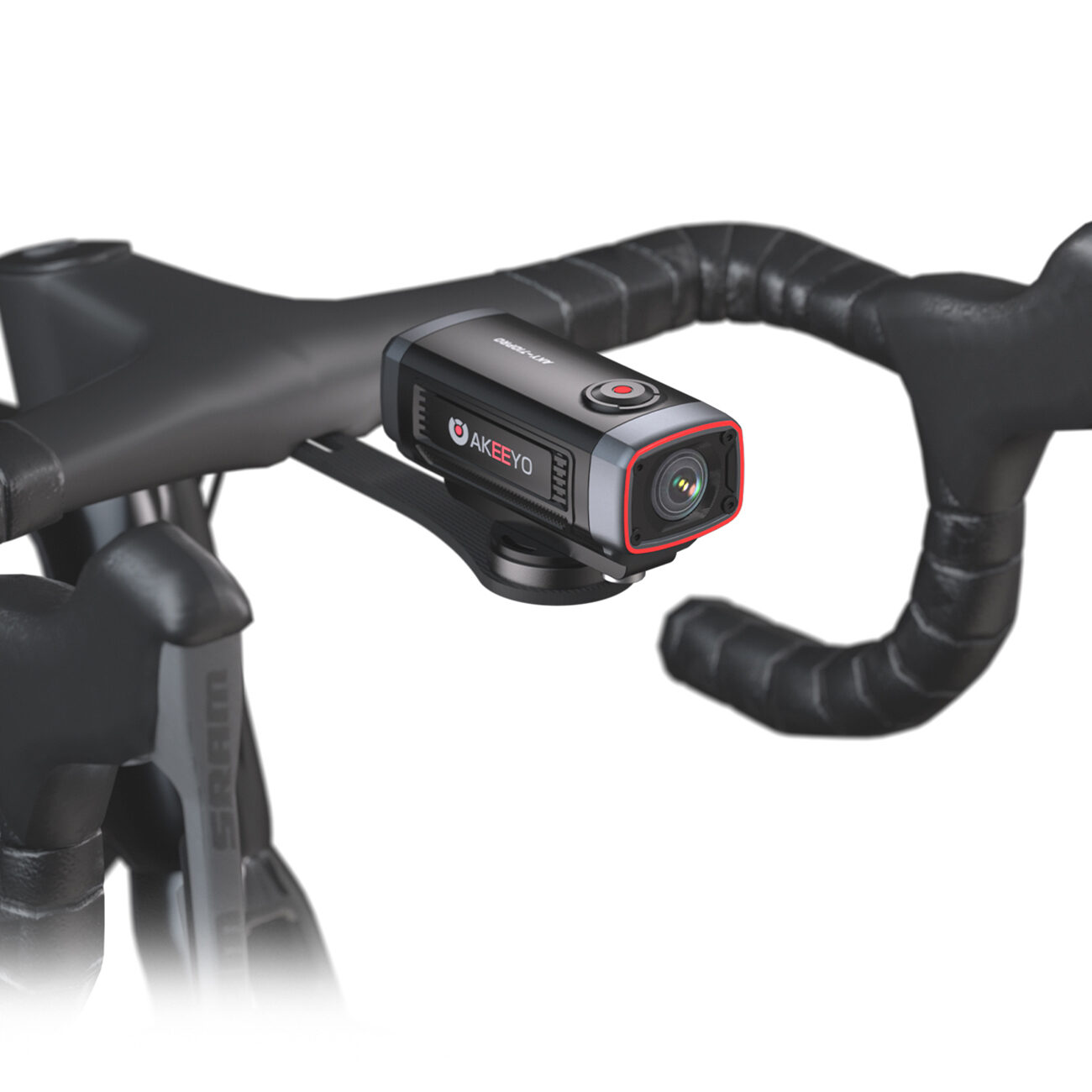 AKEEYO Garmin Handlebar Camera Mount - Black - imagine 2