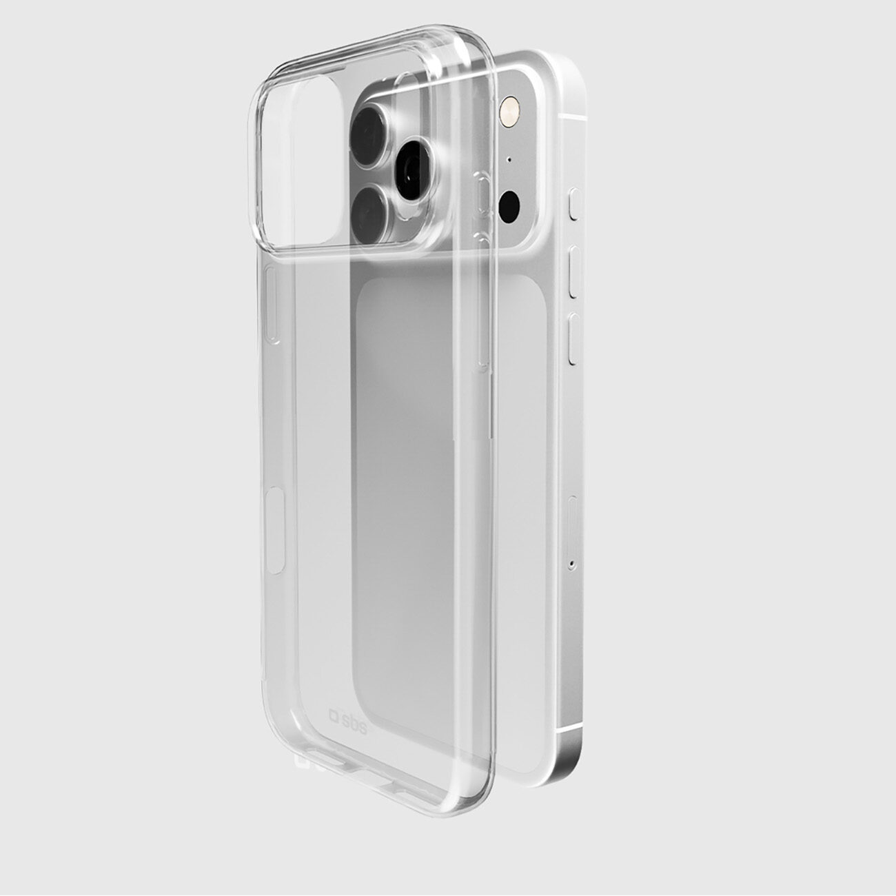 SBS Skinny Cover for iPhone 17 Pro - Transparent - imagine 6