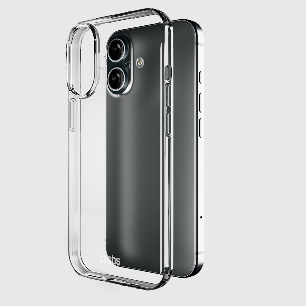 SBS Skinny Cover for iPhone 16 Plus - Transparent - imagine 7