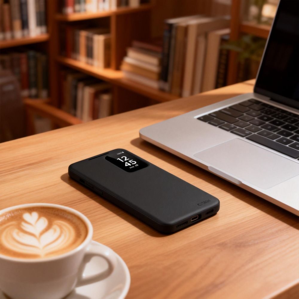 Tech-Protect Smart Wallet Case for Samsung Galaxy A57 5G - Matte Black - imagine 8