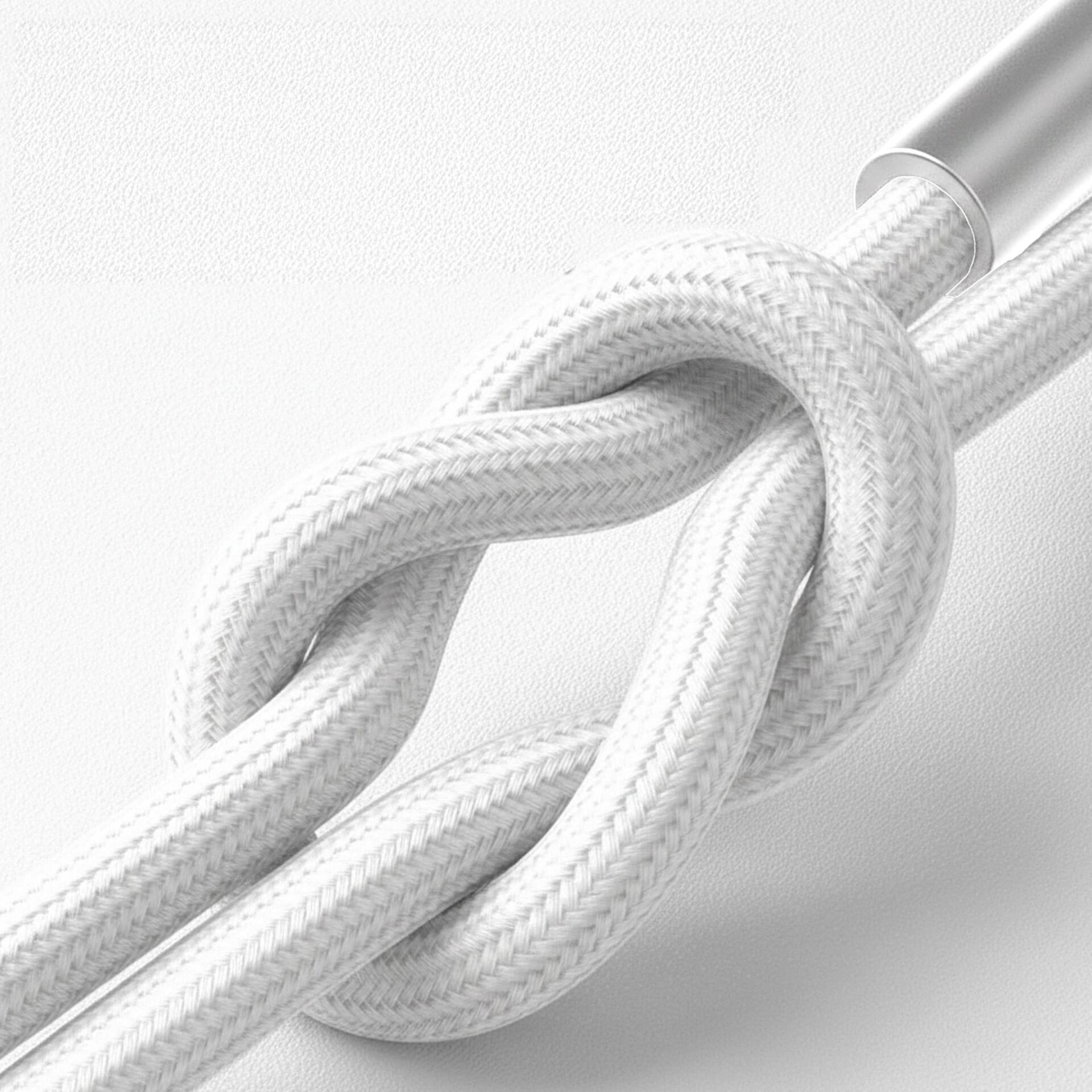 3mk Hyper Cable N-SERIES USB-C / Lightning 50cm PD 3.0 9V/3A 27W - white - imagine 3