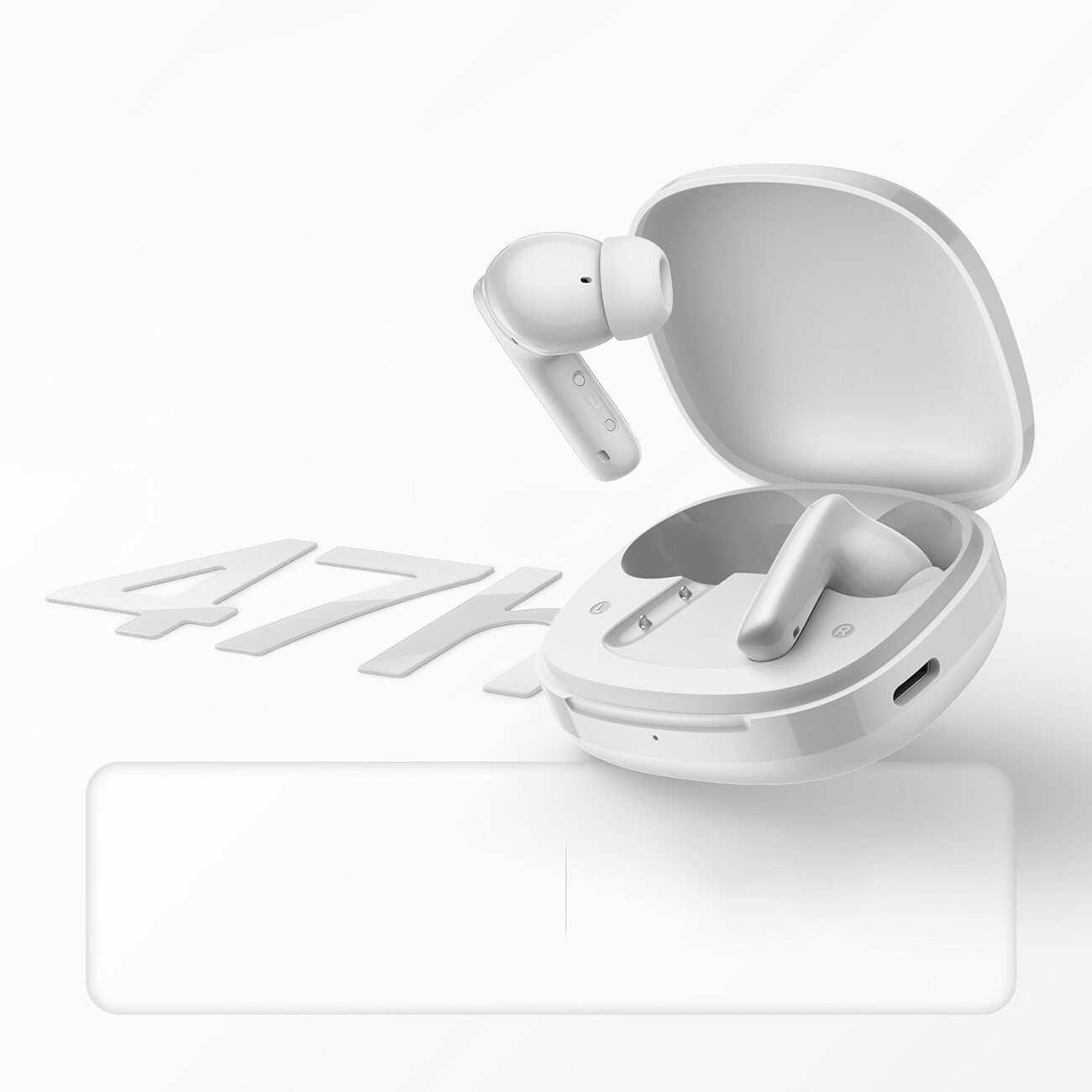 QCY T13 Pro Kabellose In-Ear-Kopfhörer mit Geräuschunterdrückung (ANC) – Weiß - imagine 9