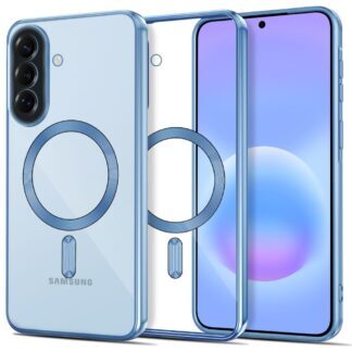 Tech-Protect MagFlex MagSafe Case for Samsung Galaxy A57 5G - Transparent Blue