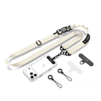Tech-Protect C9S Rope Crossbody Phone Lanyard - Beige