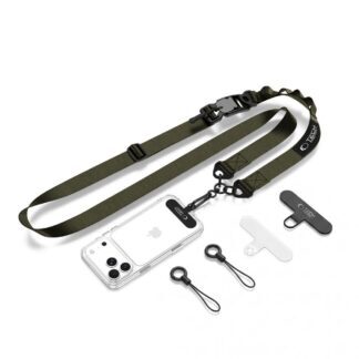 Tech-Protect C9S Rope Crossbody Phone Lanyard - Green