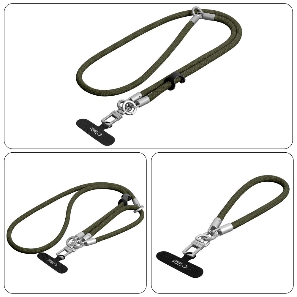 Tech-Protect C10S Rope Phone Lanyard - Green - imagine 4