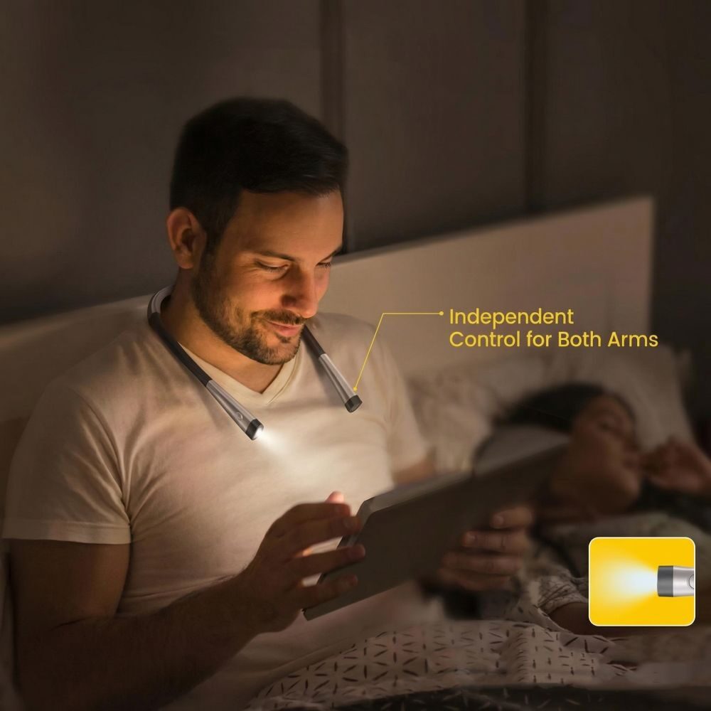 Tech-Protect LL200 Wireless Back Reading Lamp - Black - imagine 5