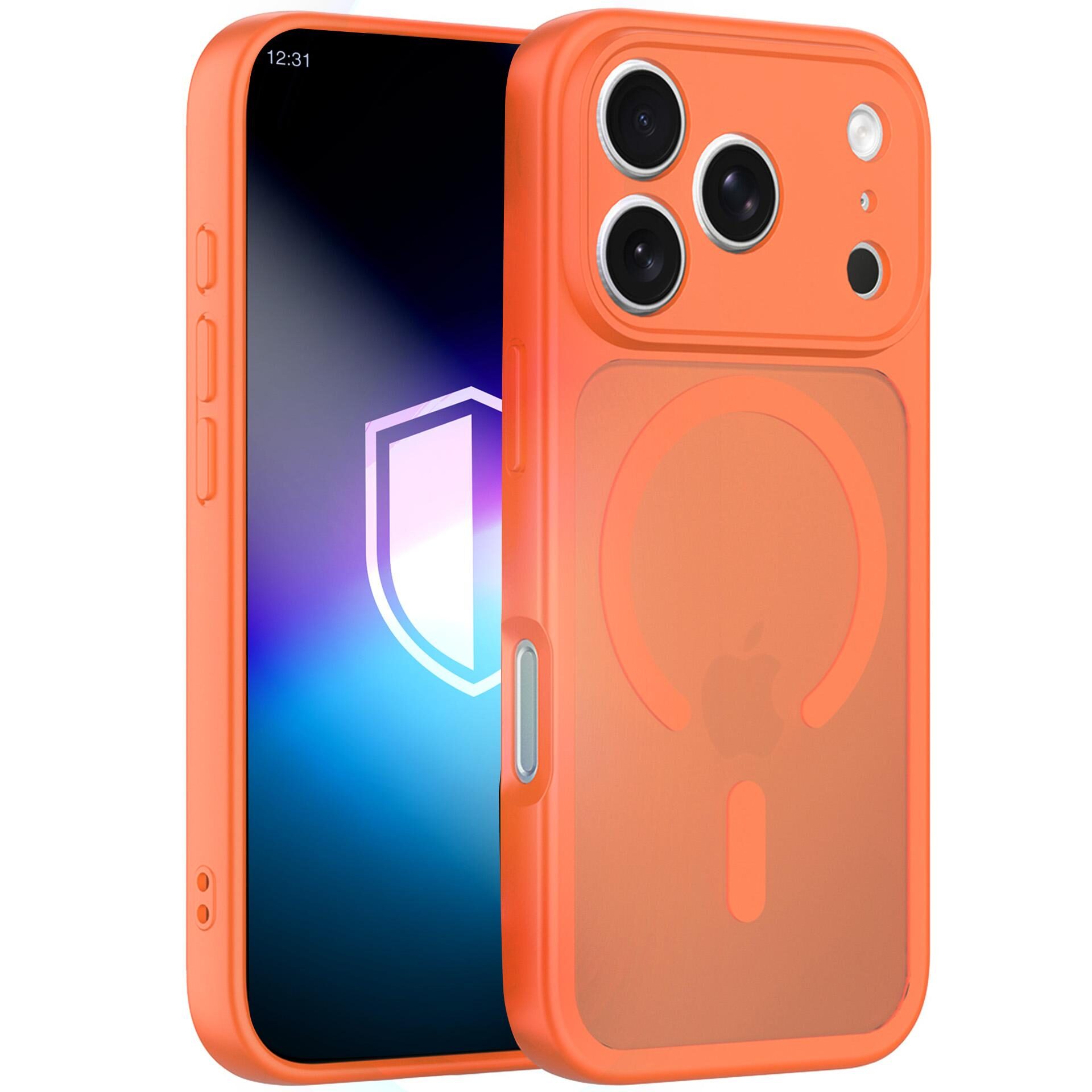3mk Misty MagCase for iPhone 17 Pro - - orange