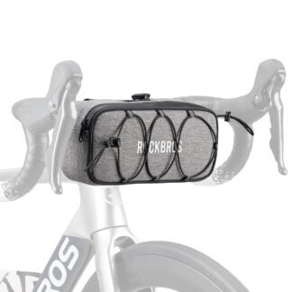 Rockbros TL001 ROAD TO SKY 1.9L Waterproof Handlebar Bike Bag - Gray