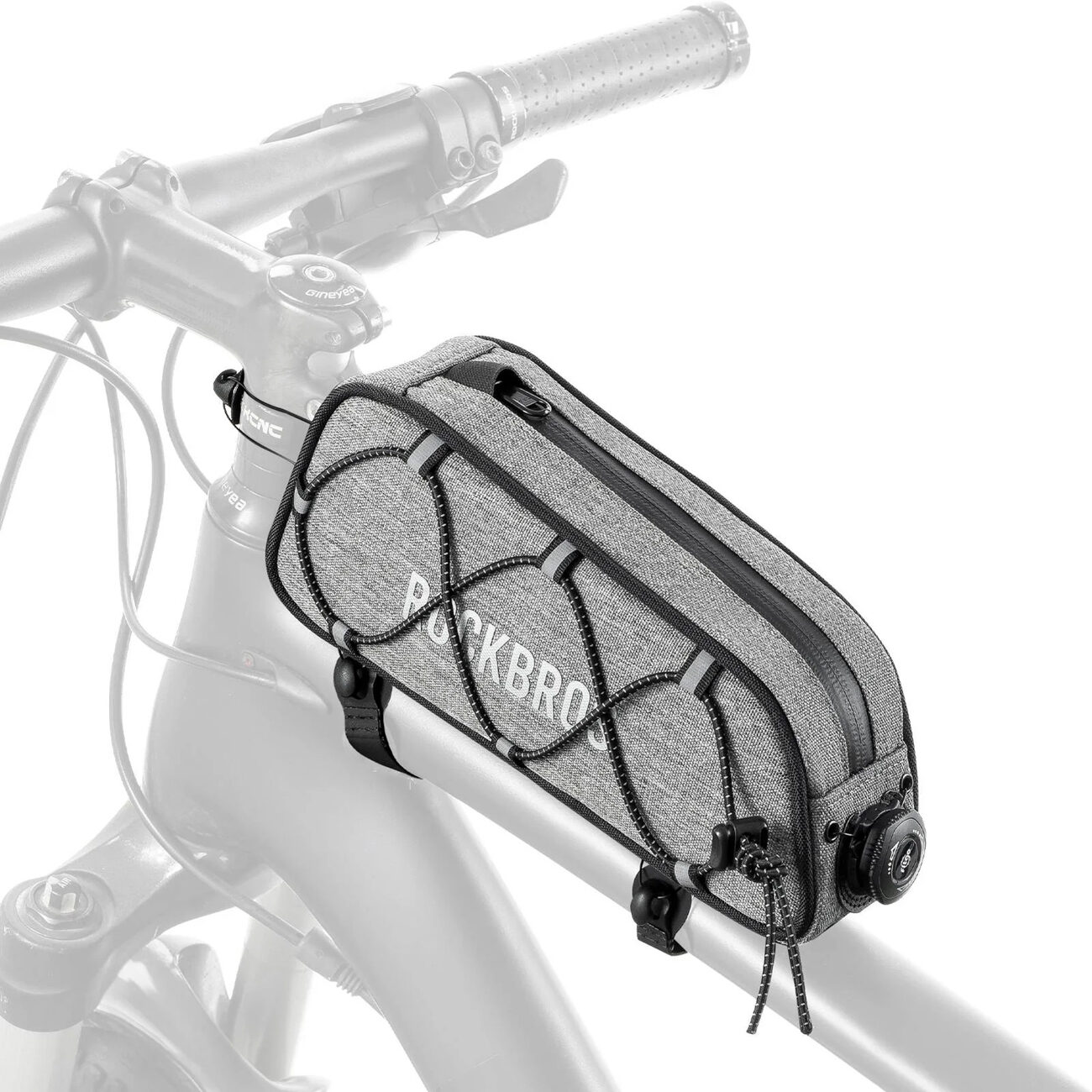 Rockbros TL004 ROAD TO SKY 0.7L Waterproof Frame Bike Bag - Gray
